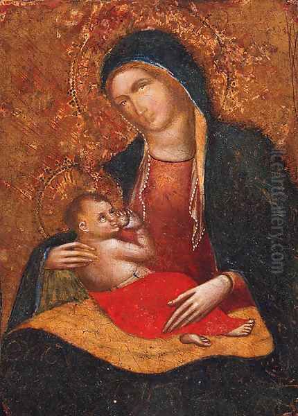 The Madonna and Child Oil Painting by Emilian School