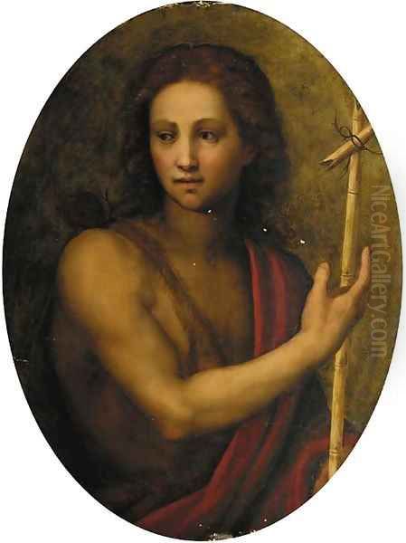 Saint John the Baptist Oil Painting by Andrea Del Sarto