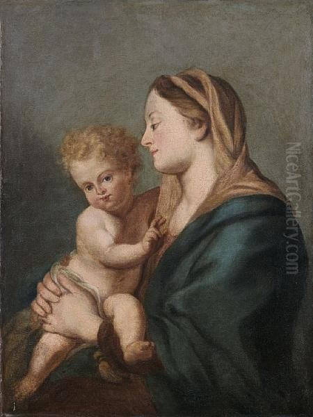 The Madonna And Child Oil Painting by Francesco Trevisani