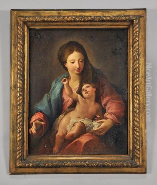 Madonna Della Ciliegia Oil Painting by Francesco Trevisani