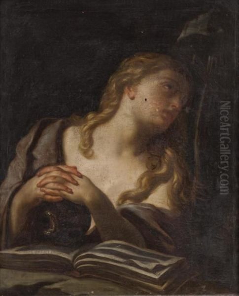 La Maddalena Penitente Oil Painting by Francesco Trevisani