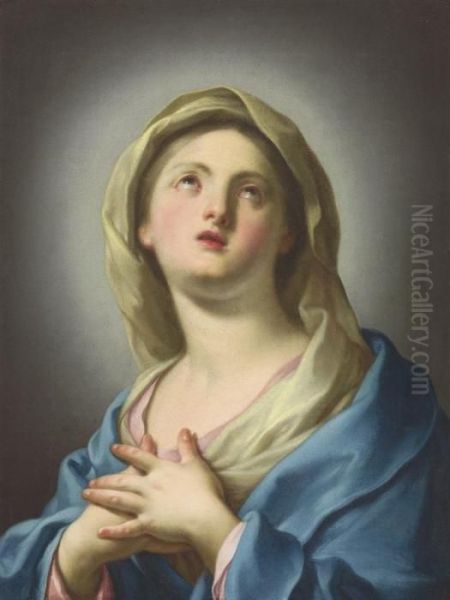 The Madonna Annunciate Oil Painting by Francesco Trevisani