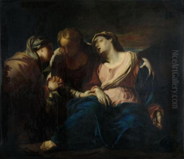 The Three Maries Oil Painting by Francesco Trevisani