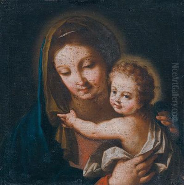 Madonna Con Bambino Oil Painting by Francesco Trevisani