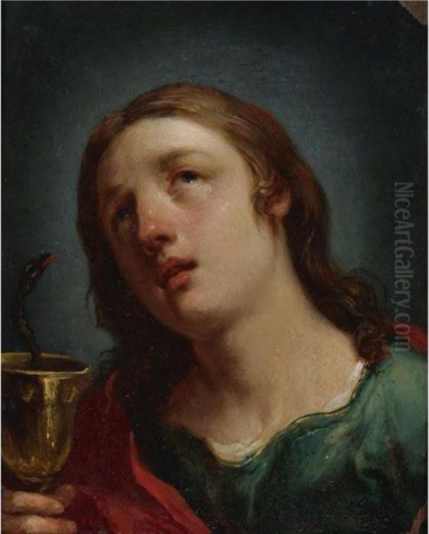 St. John The Evangelist Oil Painting by Francesco Trevisani