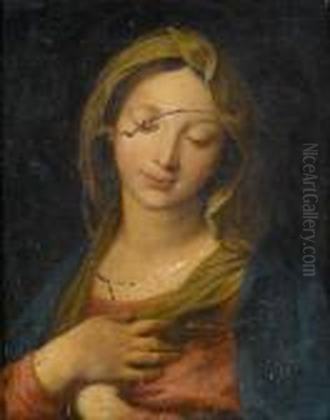 The Madonna Oil Painting by Francesco Trevisani