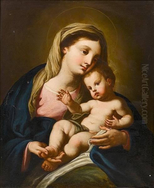 The Madonna And Child Oil Painting by Francesco Trevisani