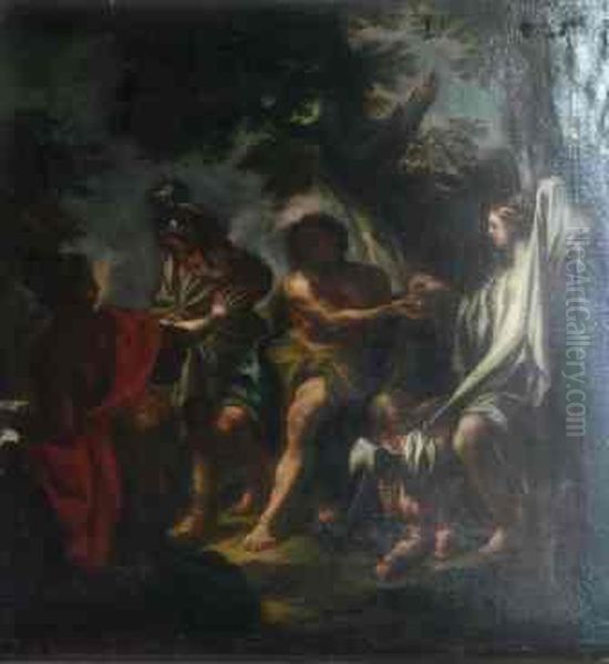 The Judgement Of Paris Oil Painting by Francesco Trevisani