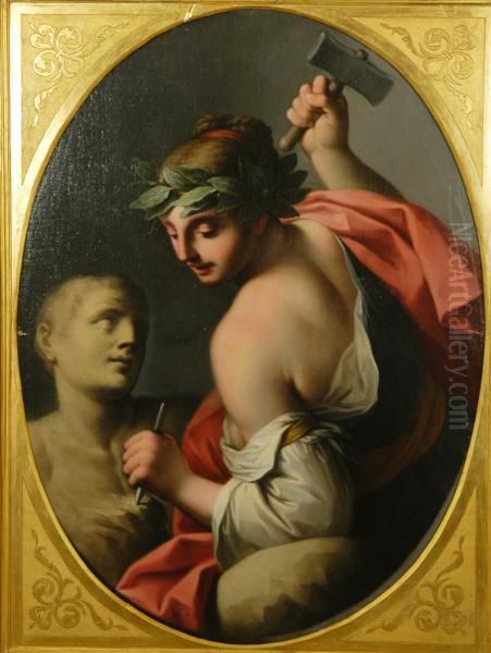 Allegoria Della Scultura Oil Painting by Francesco Trevisani