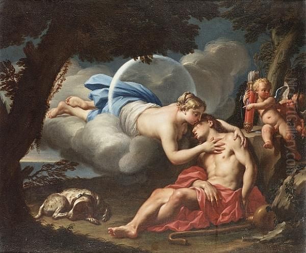 Diana And Endymion Oil Painting by Francesco Trevisani