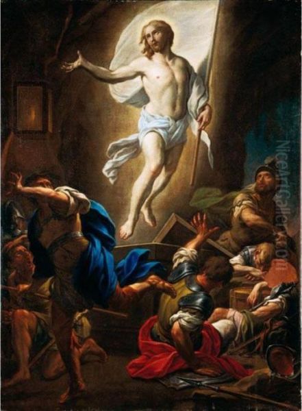 Resurrezione Di Cristo Oil Painting by Francesco Trevisani