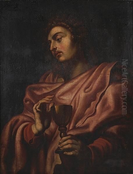 Saint John The Evangelist Oil Painting by Francesco Trevisani