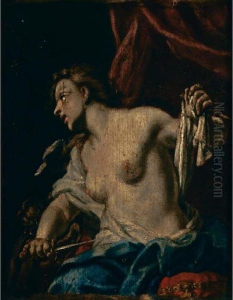 Lucrezia Oil Painting by Francesco Trevisani