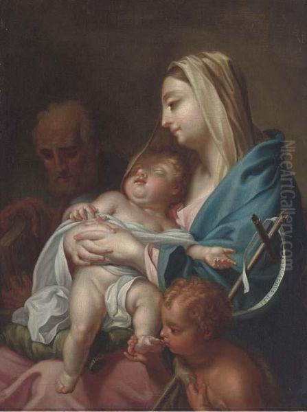 The Holy Family Oil Painting by Francesco Trevisani