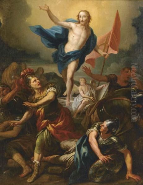 The Resurrection Oil Painting by Francesco Trevisani