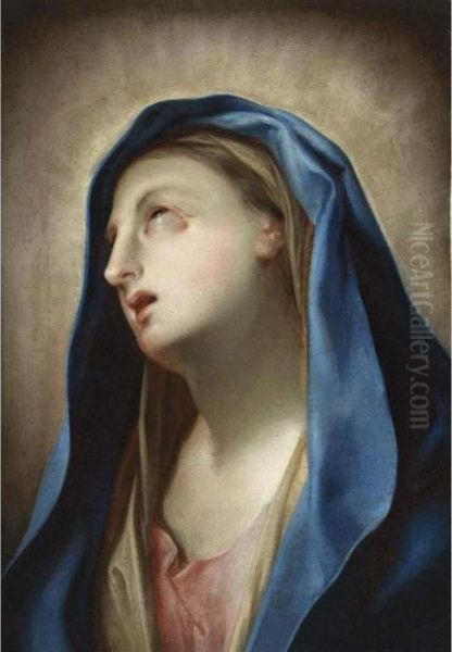 Head Of The Madonna Oil Painting by Francesco Trevisani