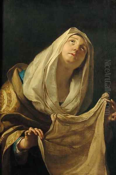 Saint Veronica Oil Painting by Elisabetta Sirani