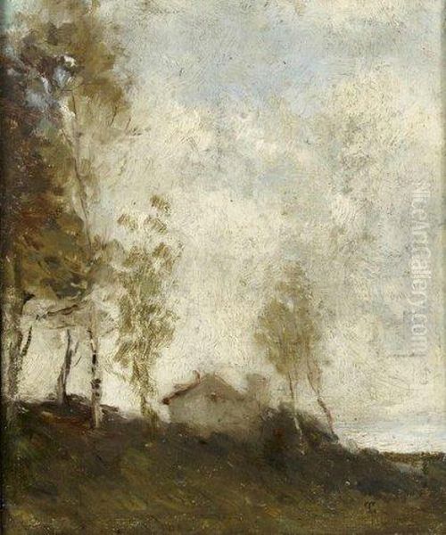 Paysage Oil Painting by Paul Trouillebert