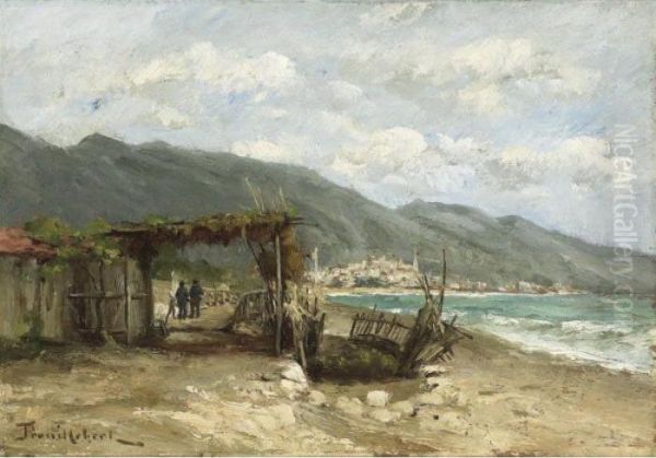 Menton Oil Painting by Paul Trouillebert