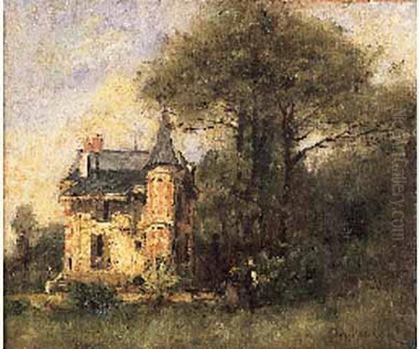 Le Jardinier Du Chateau Oil Painting by Paul Trouillebert