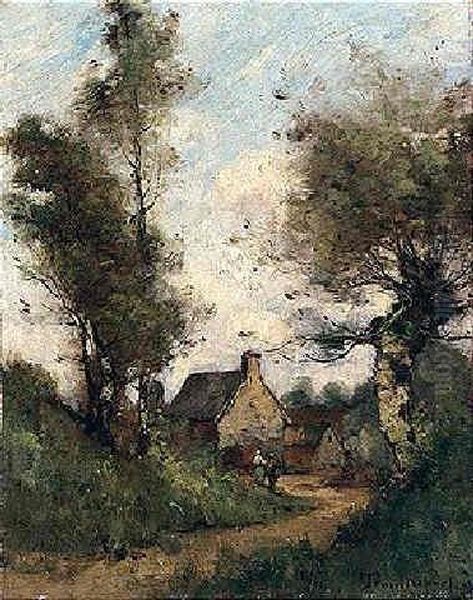 Petite Maison Dans Les Bois Oil Painting by Paul Trouillebert