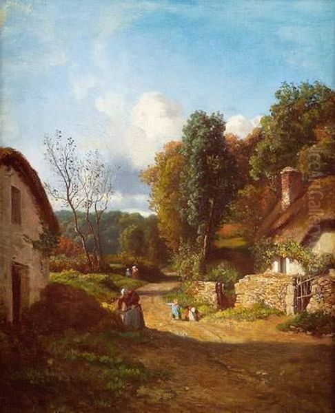 La Vie Champetre Oil Painting by Constant Troyon