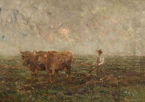 The Field Worker Oil Painting by Constant Troyon