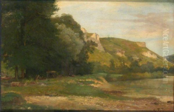 Landscape Oil Painting by Constant Troyon