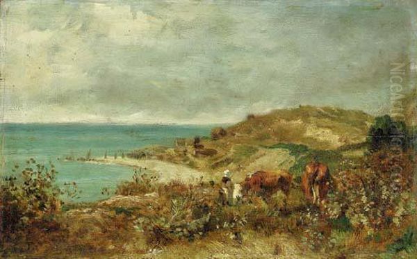 Troyon, C. Oil Painting by Constant Troyon