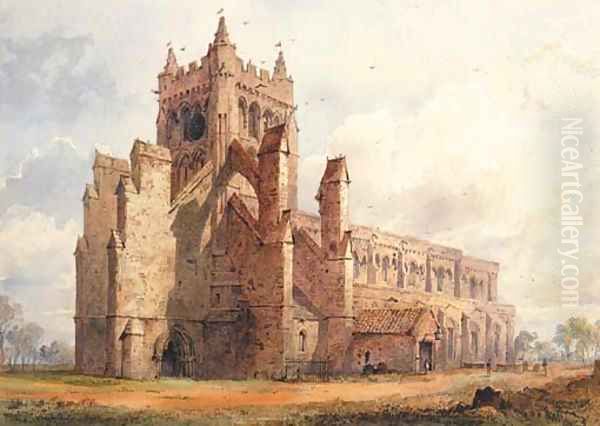 The Church of St Hilda, Hartlepool Oil Painting by John Storey