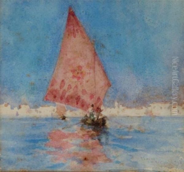 Venice Oil Painting by Henry Scott Tuke