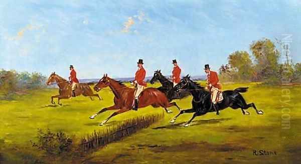 The chase Oil Painting by Rudolf Stone