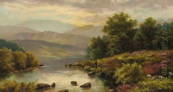 Llugwy, North Wales Oil Painting by Thomas Spinks