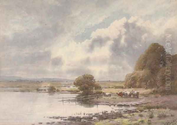 A break in the clouds Oil Painting by Henry Sykes