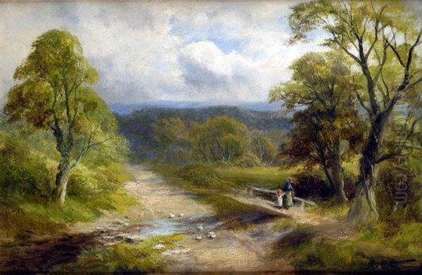 Homeward Bound, Idridgehay, Derbyshire Oil Painting by George Turner