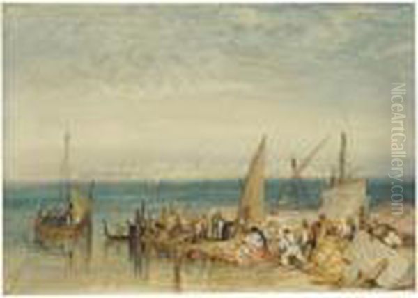 Venice From Fusina Oil Painting by Joseph Mallord William Turner