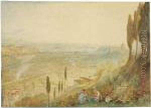 Rome From Monte Mario Oil Painting by Joseph Mallord William Turner