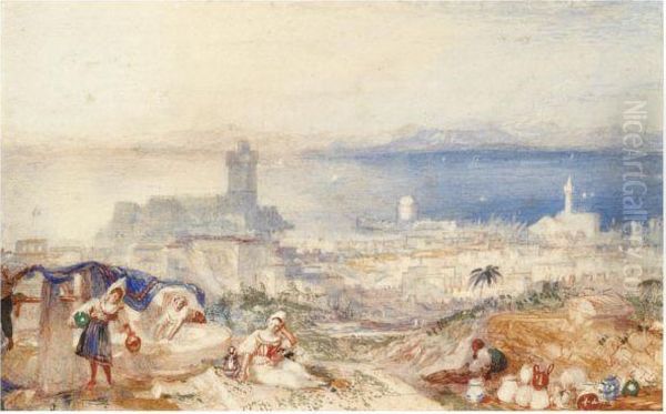 Rhodes Oil Painting by Joseph Mallord William Turner