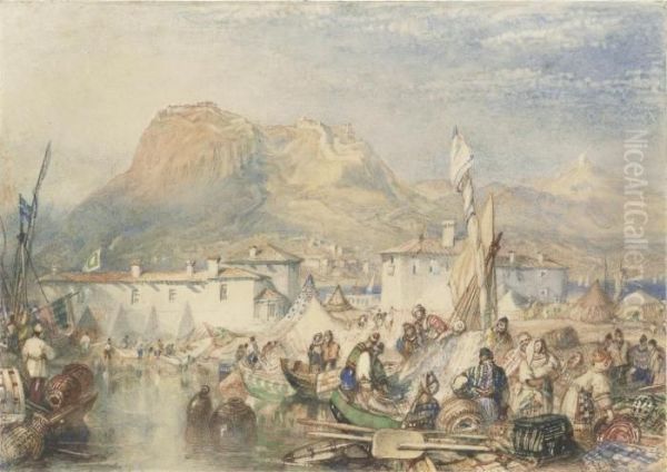 View Of Corinth, Greece Oil Painting by Joseph Mallord William Turner