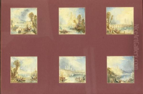 Views Of North-west France Including Amboise, Blois, Mantes, Meulan And Rouen Oil Painting by Joseph Mallord William Turner