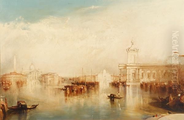 A Venetian Capriccio Oil Painting by Joseph Mallord William Turner