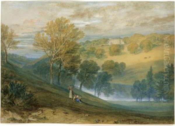 Gledhow Hall, Yorkshire Oil Painting by Joseph Mallord William Turner