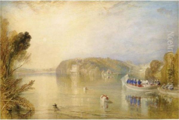 Virginia Water Oil Painting by Joseph Mallord William Turner