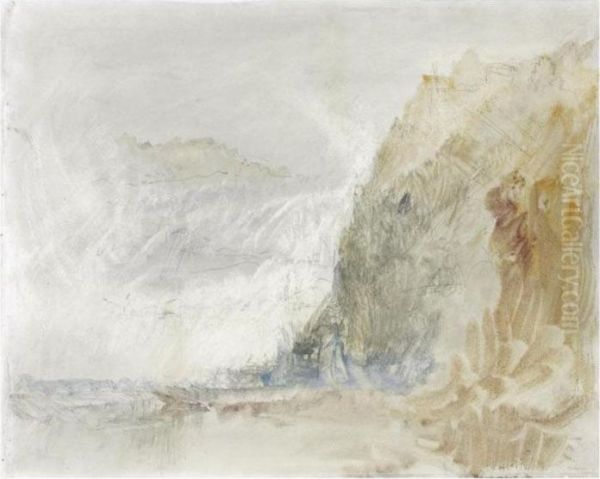 Falls Of Schaffhausen On The Rhine Oil Painting by Joseph Mallord William Turner