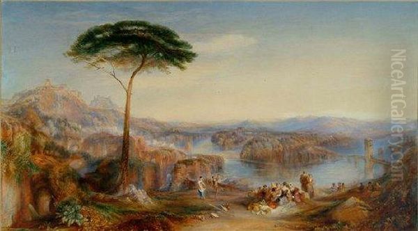 'childe Harold's Pilgrimage - Italy' Oil Painting by Joseph Mallord William Turner