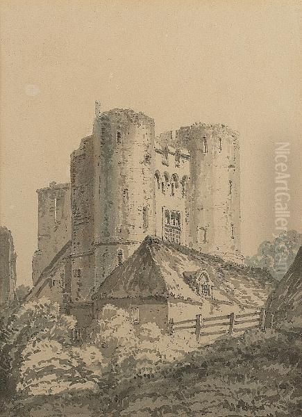 Saltwood Castle, Hythe, Kent Oil Painting by Joseph Mallord William Turner