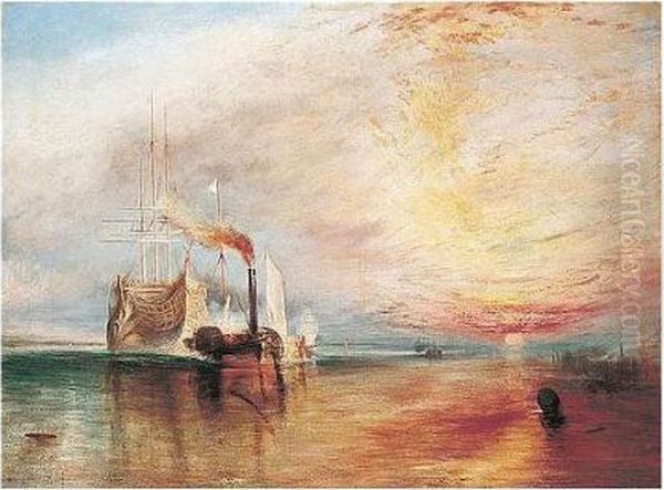 The Fighting Temeraire Oil Painting by Joseph Mallord William Turner