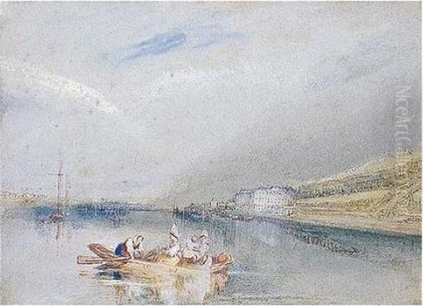 Chateau De La Mailleraye On The Seine Oil Painting by Joseph Mallord William Turner