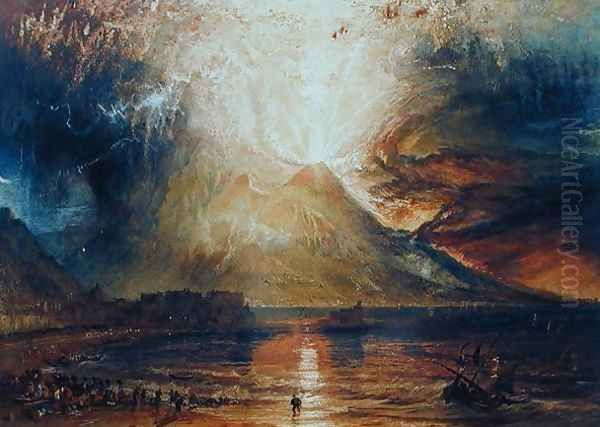 Mount Vesuvius in Eruption, 1817 Oil Painting by Joseph Mallord William Turner