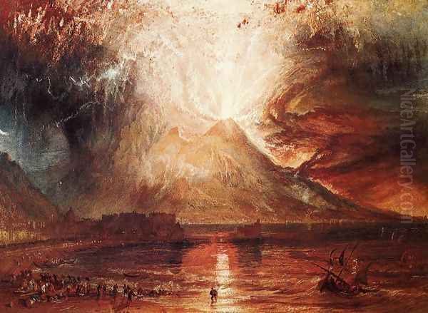 Eruption Of Vesuvius Oil Painting by Joseph Mallord William Turner